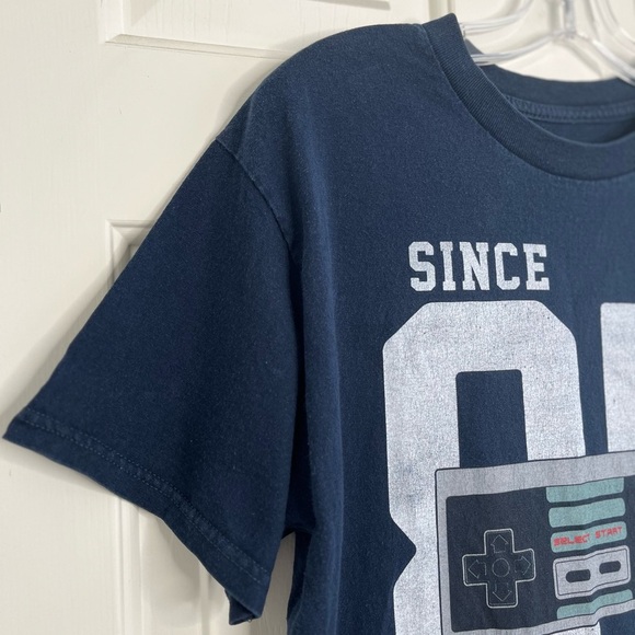 Vintage Since 85 Nintendo Graphic Tee M Blue - Picture 4 of 9